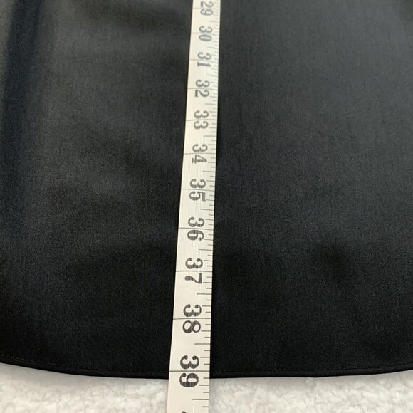 Alfani Women's Oversized High Low Shift Dress Flowy Pockets Size 8 Black NWT $90 - Picture 8 of 11